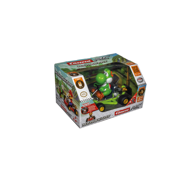 Coche Teledirigido Carrera Mario Kart Pipe Kart Yoshi en Ludotin