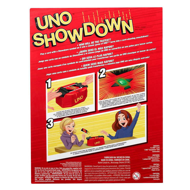 Jogo de Cartas MATTEL Uno Showdown (Idade Mínima: 7 Anos - Dificuldade:  Baixa)