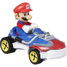 Caja 4 Coches Hot Wheels Personajes Surtidos Mario Kart