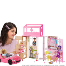 Casa Amueblada Barbie 2 Pisos con Muñeca