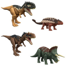 Dinosaurio interactivo Mattel Jurassic World ruge y golpea