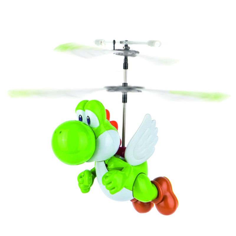 Helicoptero Teledirigido Carrera Super Mario Yoshi Volador