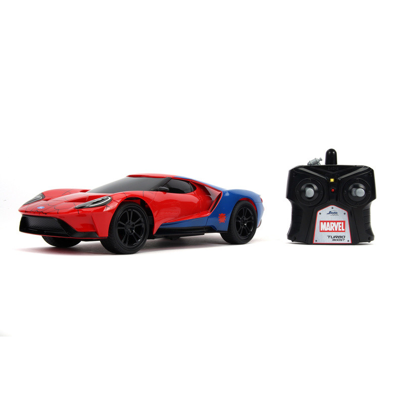 Coche Teledirigido Spiderman 2017 Ford GT Spiderman a toda velocidad