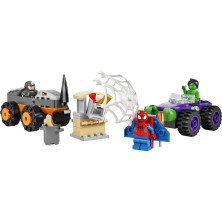 Set de construccion Lego Classic Camiones de Combate de Hulk y Rhino