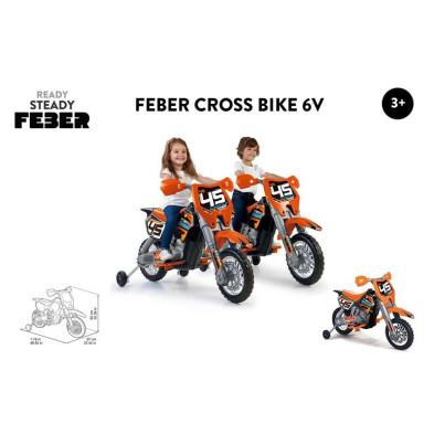 Moto electrica 6V Feber Cross