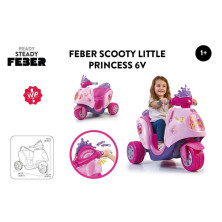 Moto electrica 6V Feber Scooty Little Princess
