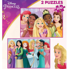 Puzzle Educa 2x100 Disney Princess