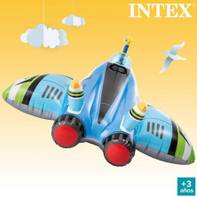 Figura hinchable Intex Avion con lanzador de agua 117 cm