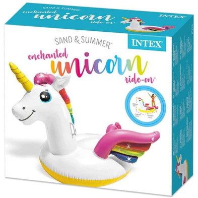 Figura hinchable Intex Unicornio 198 cm
