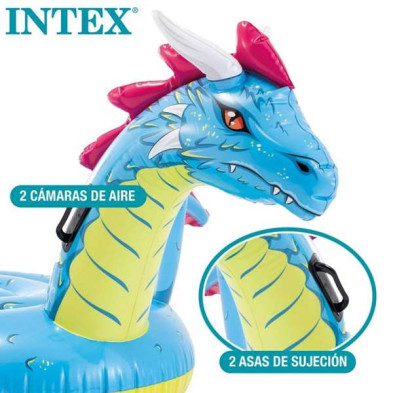 Figura hinchable Intex Dragon 201 cm
