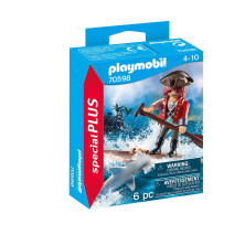 Conjunto Playmobil Special Plus Pirata Con Balsas Y Tiburón