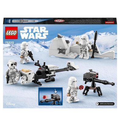 Pack De Combate Soldados De Las Nieves Lego Star Wars
