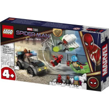 Set de construccion Spiderman Ataque del Dron de Mysterio Lego Superhéroes